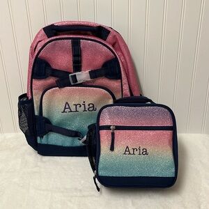 Pottery Barn Kids Mackenzie Small Backpack and Lunch Box